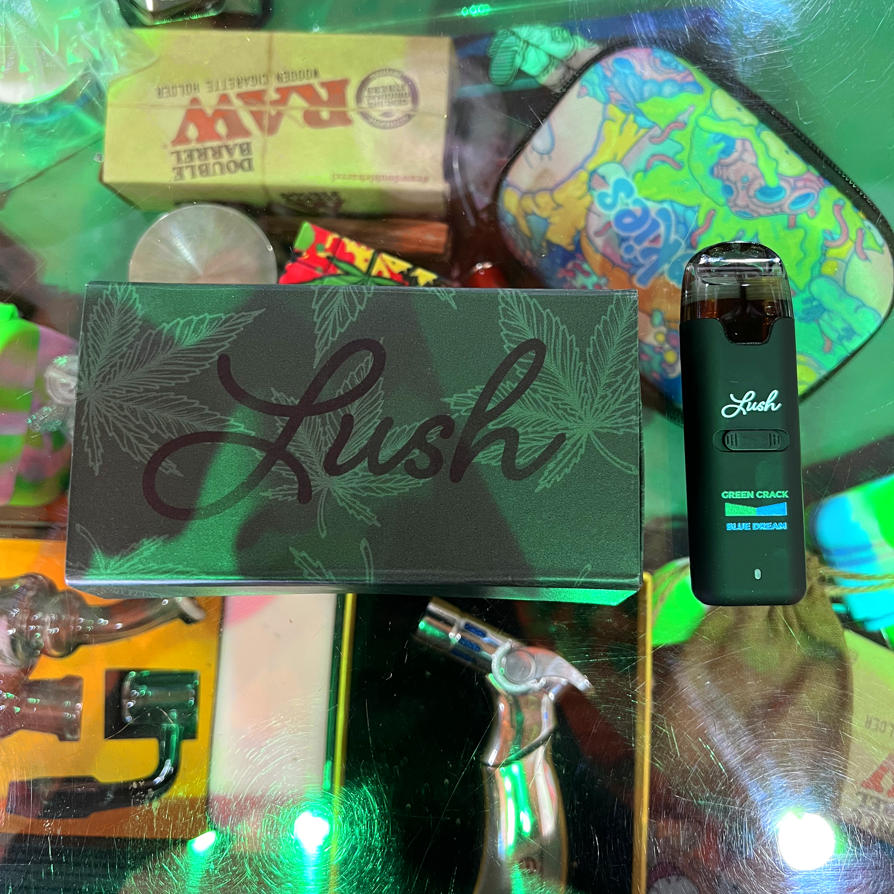 blue crack vape Lush - Hybrid Green & Demon 2ml | THC Johannesburg Geek Bar Pulse 2 Flavors:Lichi Rosy Blue Razz Hyde Edge