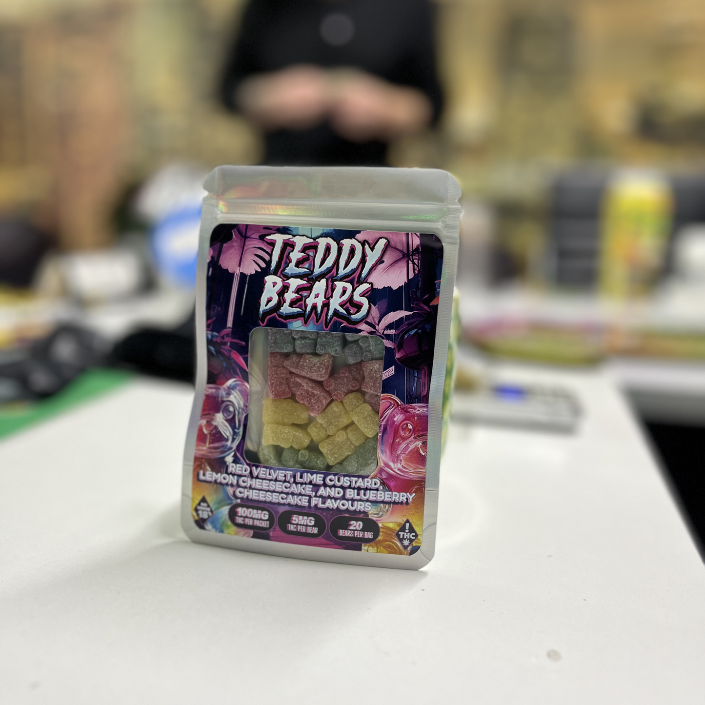 THC Edibles - Teddy Bears Gummies 100mg (20 Gummies) | THC Gummies Johannesburg | Dis-can