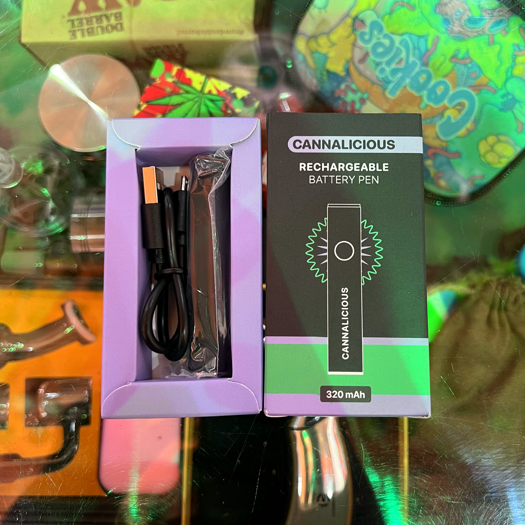 Cannalicious Rechargeable Battery Pen - 320mAh | Cannabis Vape Pen Johannesburg | Dis-can - Image 1