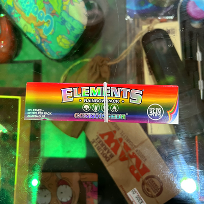 Elements Rainbow King Size Slim Rolling Papers + Tips | Premium Cannabis Pre-Roll | Dis-can Johannesburg - Image 1