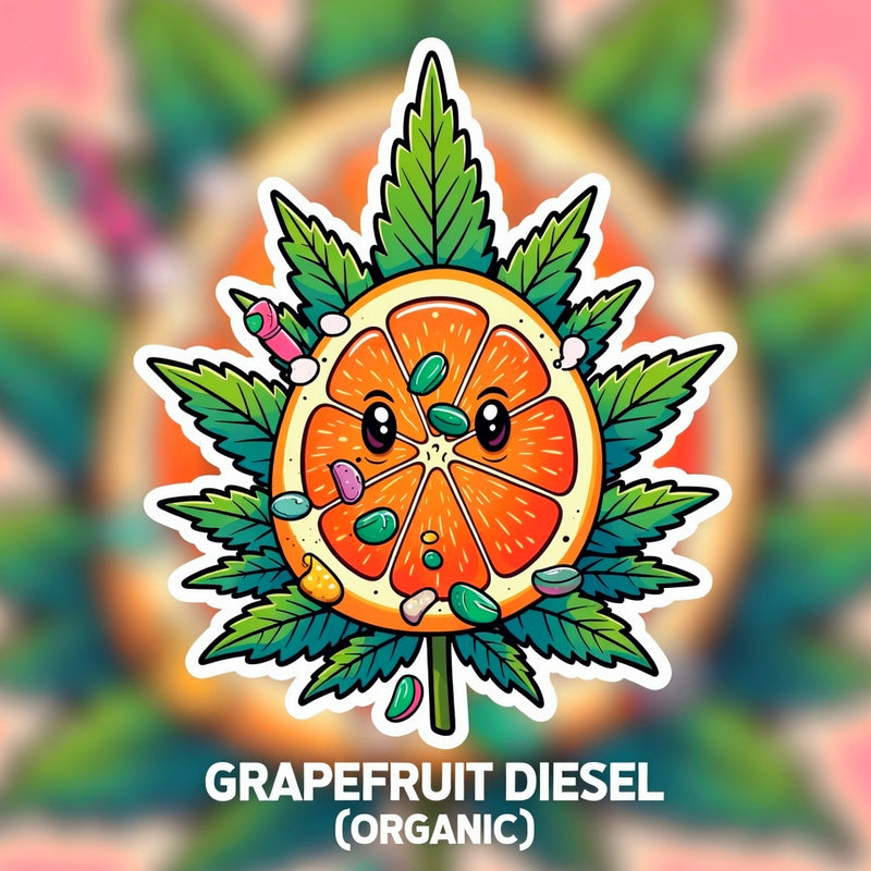 Grapefruit Diesel (Organic) Hybrid - Indoor AAA Cannabis 1g | Dis-can Johannesburg