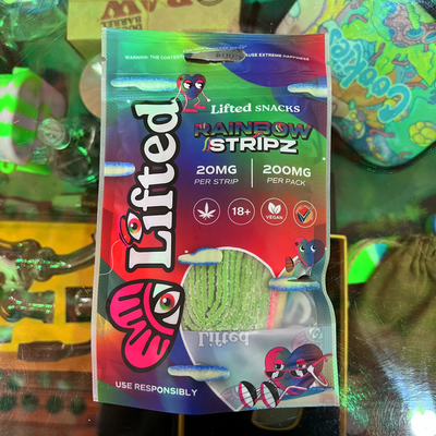 Lifted - Rainbow Stripz 200mg (10 Strips) | Cannabis Edibles Johannesburg | Dis-can - Image 1