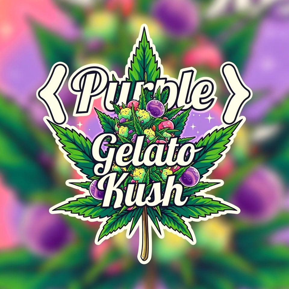 Purple Gelato Kush Hybrid - Popcorn Buds Cannabis 3g | Dis-can Johannesburg - Image 1